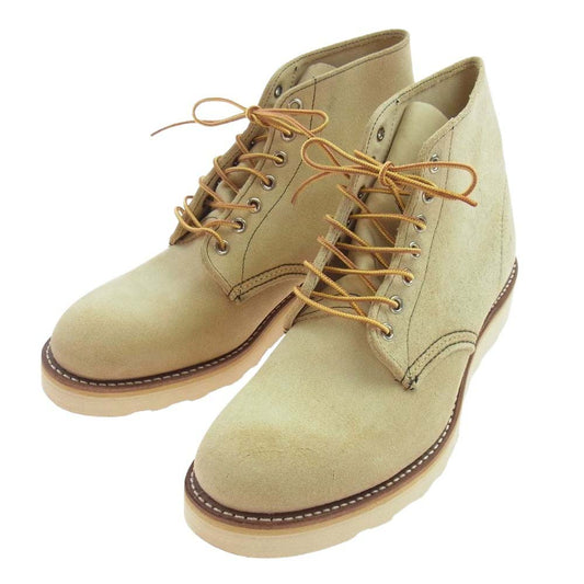 RED WING レッドウィング 8167 6 Classic Round nonnative ノンネイティブ クラシック ラウンド ワークブーツ レースアップブーツ ベージュ系 28.0cm【新古品】【未使用】【中古】