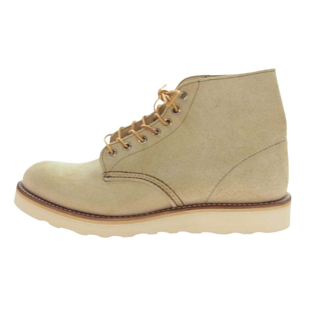 RED WING レッドウィング 8167 6 Classic Round nonnative ノンネイティブ クラシック ラウンド ワークブーツ レースアップブーツ ベージュ系 28.0cm【新古品】【未使用】【中古】