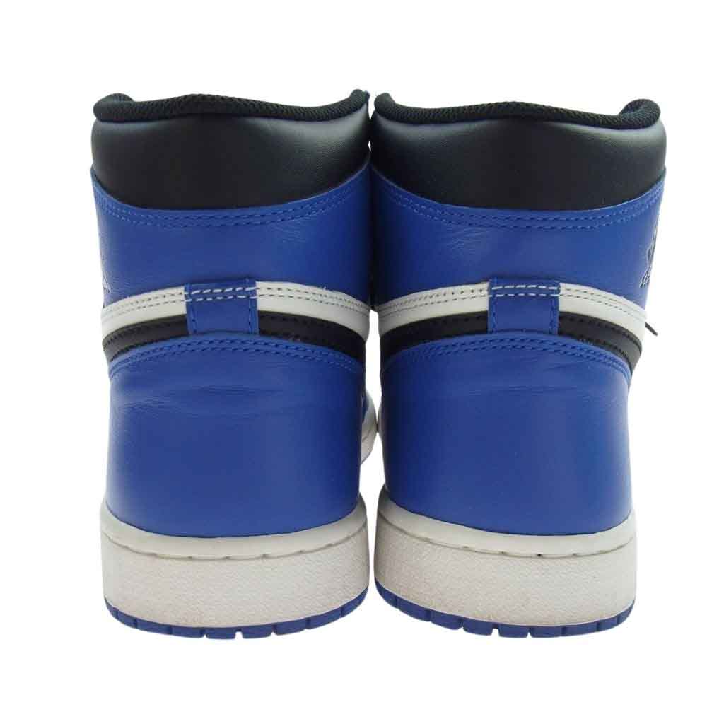 NIKE ナイキ 555088-403 Air Jordan 1 Retro High OG Game Royal エアジョーダン1 レトロ ハイ OG ゲーム ロイヤル スニーカー ホワイト系 ブルー系 26.5【中古】