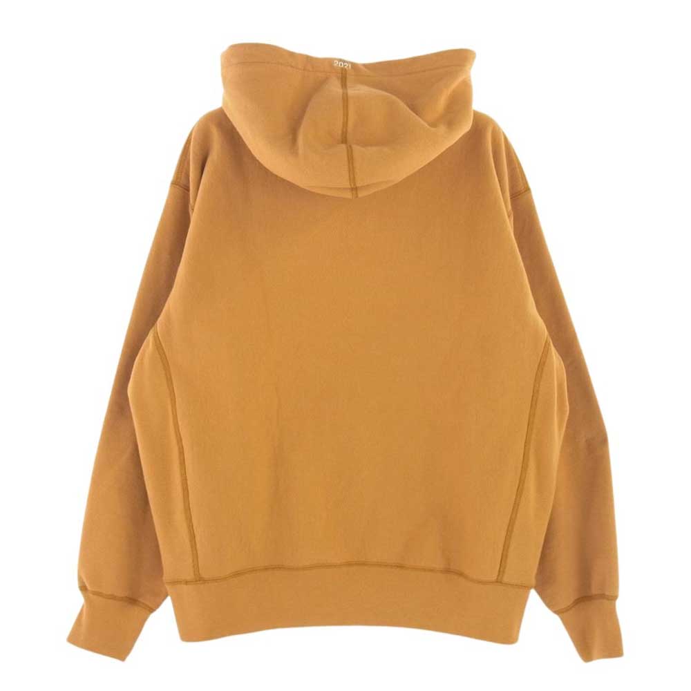 Supreme シュプリーム 21AW Box Logo Hooded Sweatshirt Light Mustard ボックス ロゴ フーディー スウェット パーカー ライトマスタード ライトマスタード S【中古】