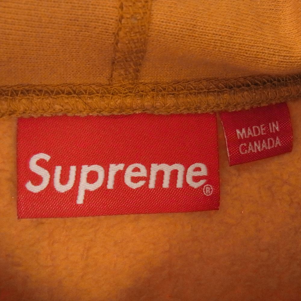 Supreme シュプリーム 21AW Box Logo Hooded Sweatshirt Light Mustard ボックス ロゴ フーディー スウェット パーカー ライトマスタード ライトマスタード S【中古】