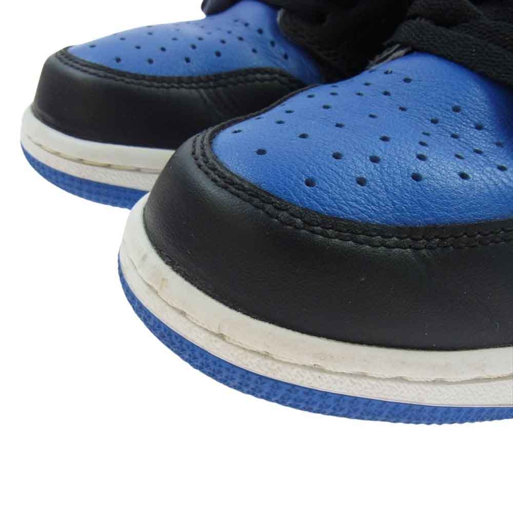 NIKE ナイキ 555088-007 Air Jordan 1 Retro High OG Royal  エアジョーダン 1 レトロ ハイ OG ロイヤル スニーカー ブラック系 ブルー系 26.5【中古】