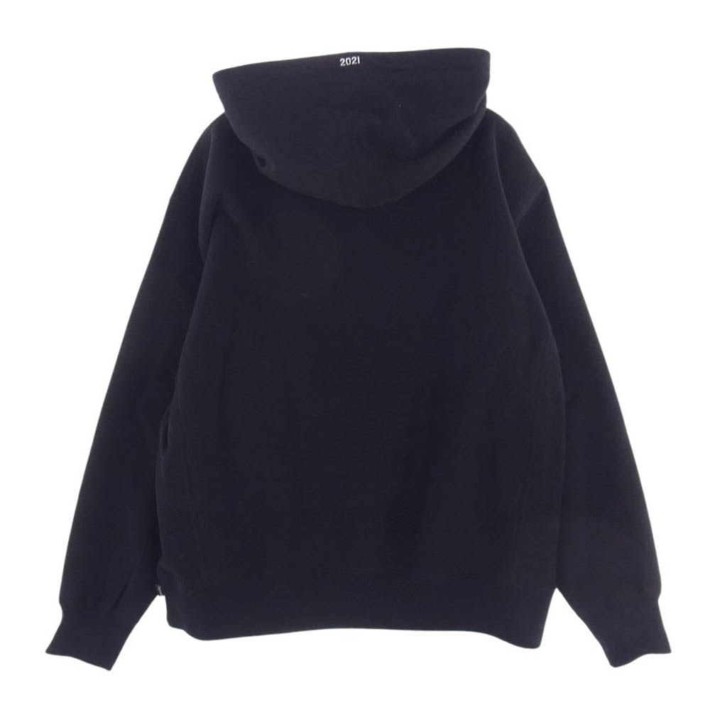 Supreme シュプリーム 21AW Box Logo Hooded Sweatshirt  ボックス ロゴ フーディー スウェット パーカー ブラック ブラック系 S【中古】