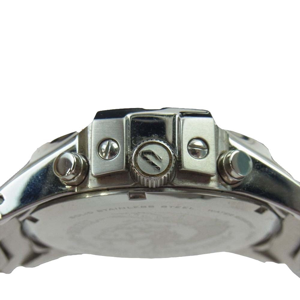 DIESEL ディーゼル DZ4181 MASTER CHIEF マスターチーフ クロノグラフ ウオッチ シルバー系 ブルー系【中古】