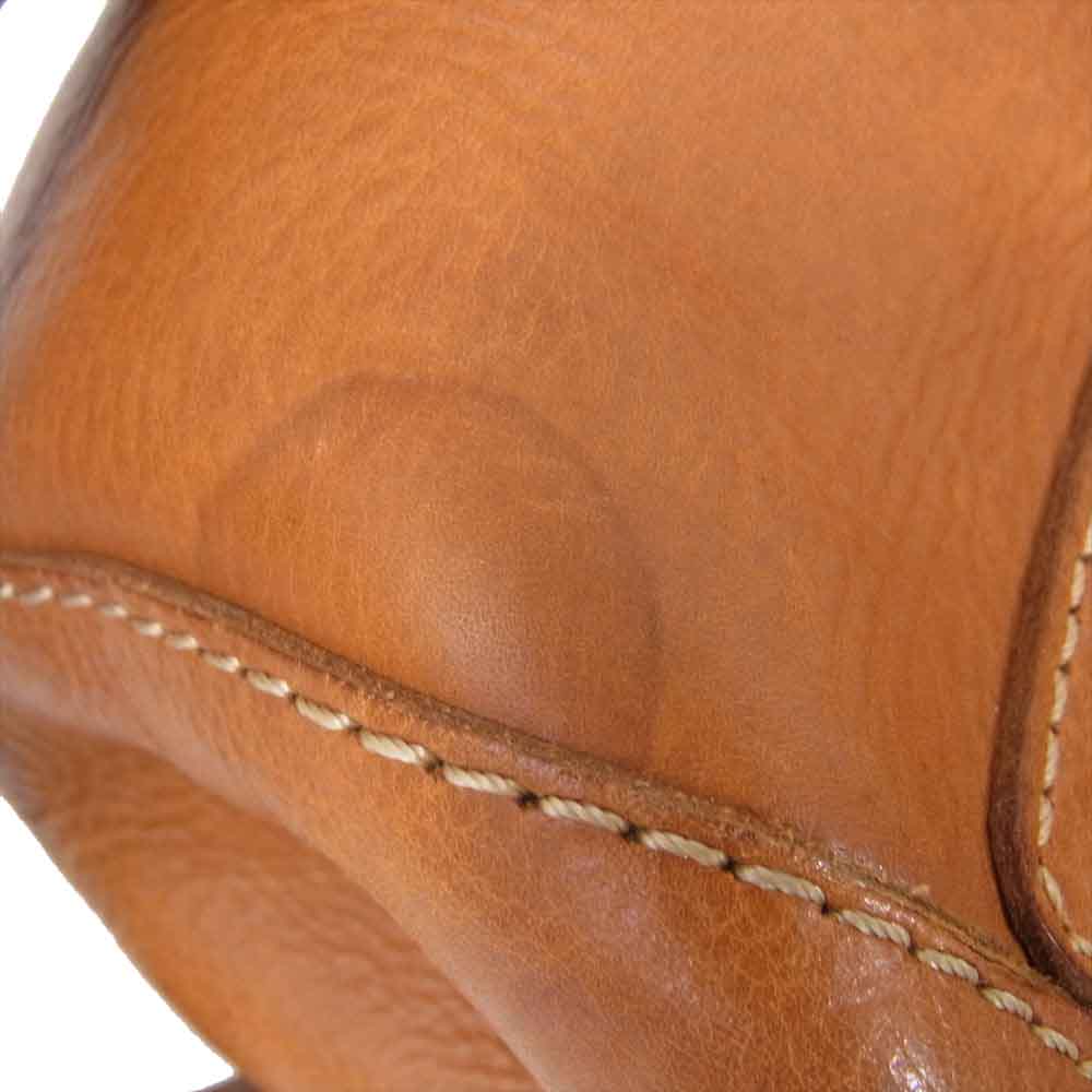 HERZ ヘルツ わんぱく レザー リュック バックパック ブラウン系【中古】