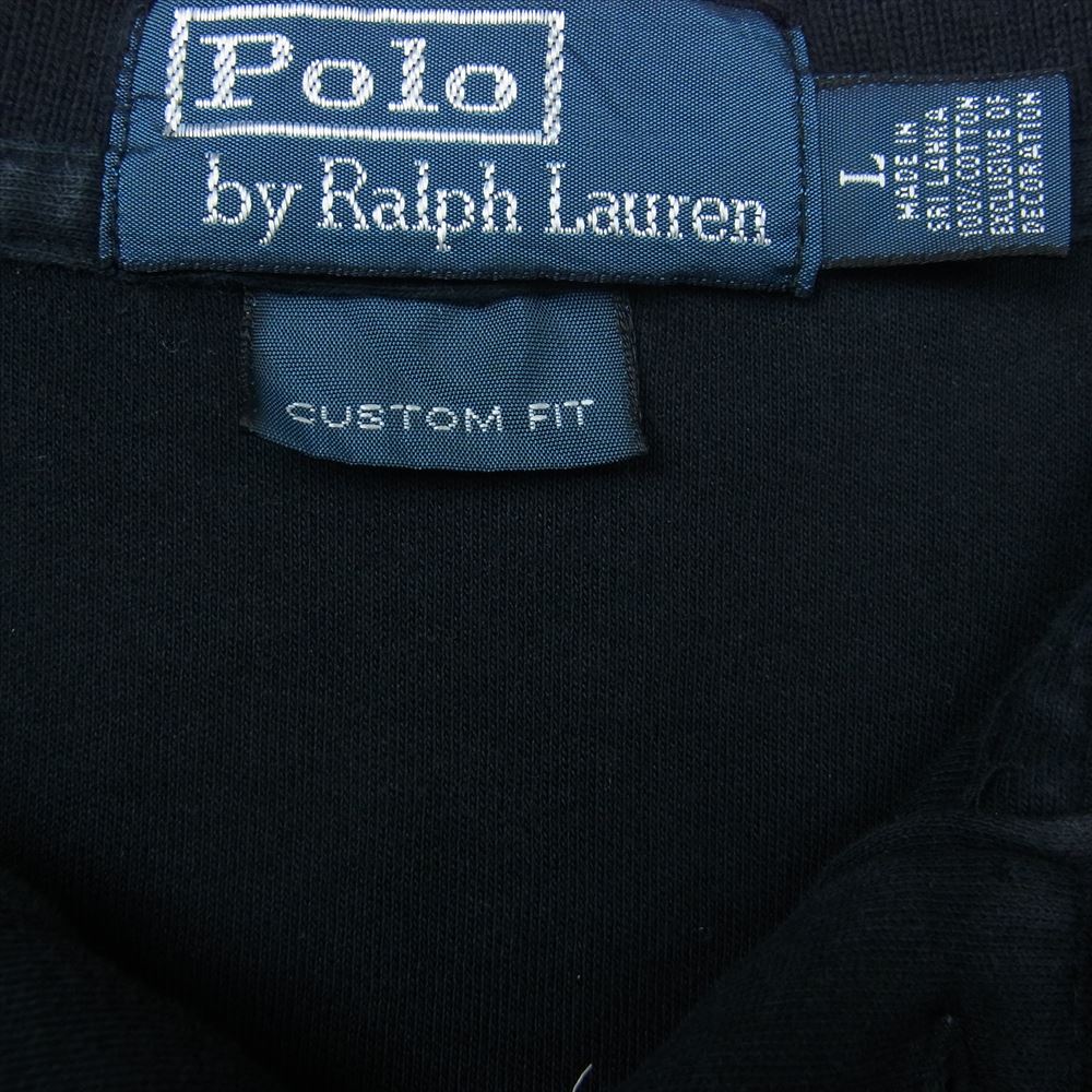 POLO RALPH LAUREN ポロ・ラルフローレン 半袖 ポロシャツ ブラック系 L【中古】