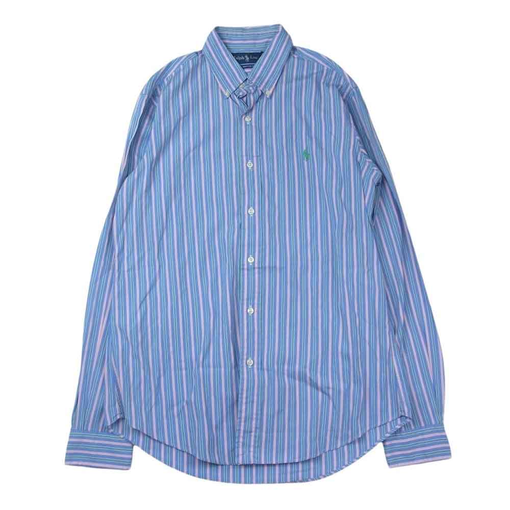 POLO RALPH LAUREN ポロ・ラルフローレン ストライプ 長袖シャツ マルチカラー系 M【中古】
