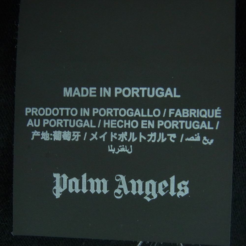 PALM ANGELS パームエンジェルス PMAA041S22JER002 apple バック ロゴプリント 半袖 Tシャツ ブラック系 M【中古】