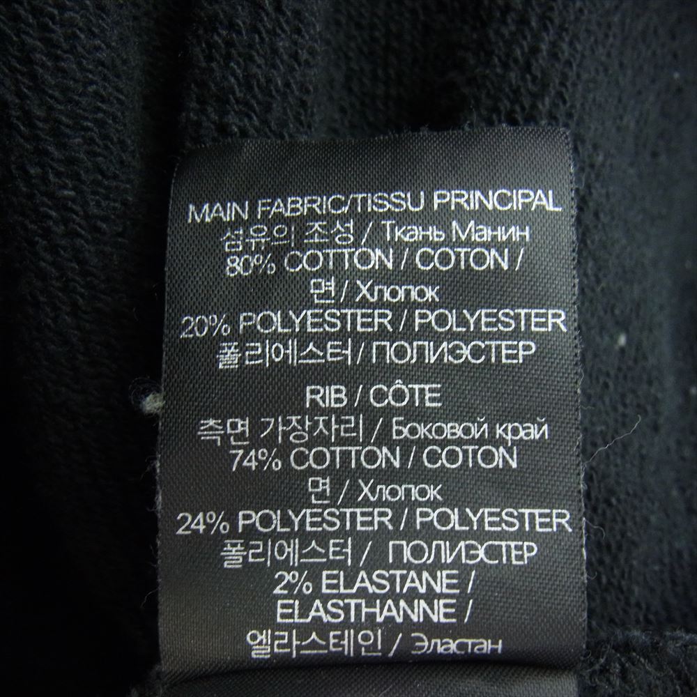 VETEMENTS ヴェトモン 21AW UA52TR800B women printed black hoodie ロゴプリント 刺繍 パーカー フーディー ブラック系 M【中古】