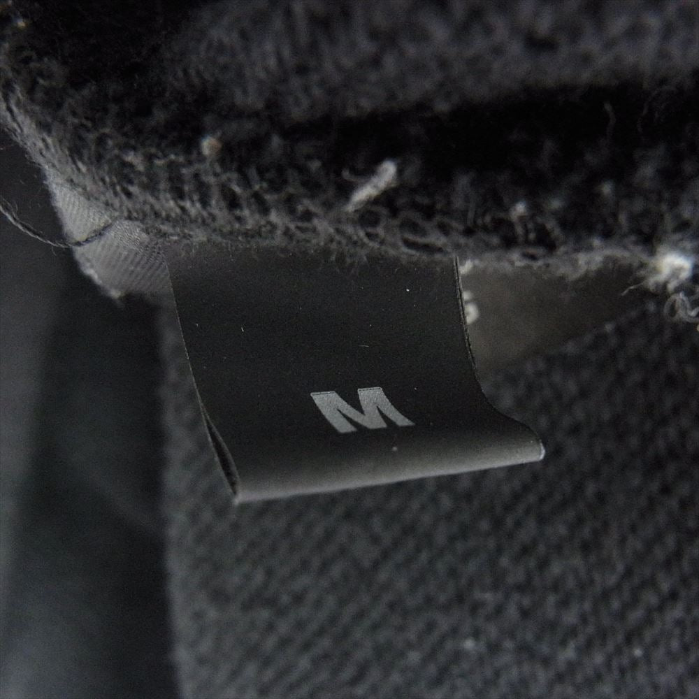 VETEMENTS ヴェトモン 21AW UA52TR800B women printed black hoodie ロゴプリント 刺繍 パーカー フーディー ブラック系 M【中古】