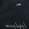 Yohji Yamamoto ヨウジヤマモト FN-T98-082 × NewEra ニューエラ ROUND HEM S/S TEE  ラウンドヘム 半袖 Tシャツ ブラック系 4【中古】