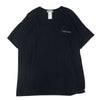 Yohji Yamamoto ヨウジヤマモト FR-T25-051 YY綿 天竺 左胸 麻 ヒモ 刺繍 半袖 Ｔシャツ ブラック系 3【中古】