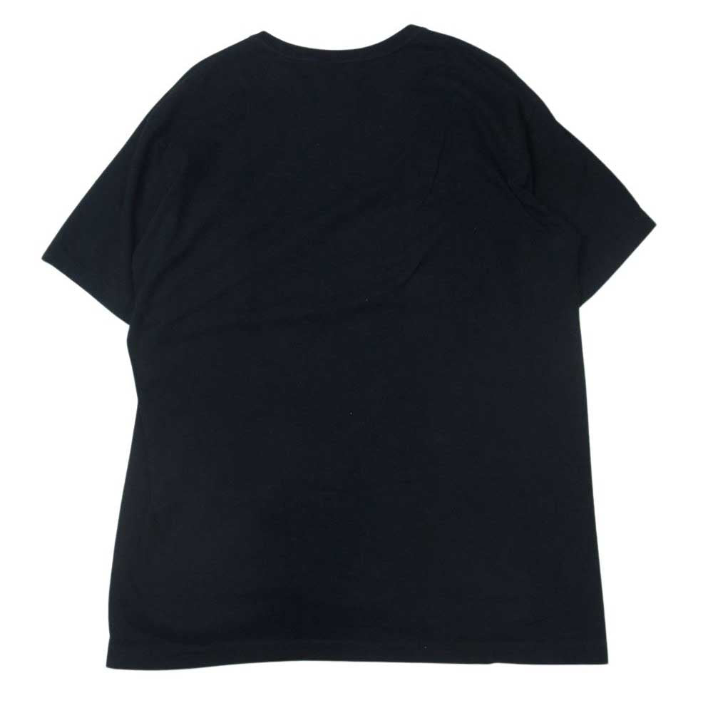 Yohji Yamamoto ヨウジヤマモト FR-T25-051 YY綿 天竺 左胸 麻 ヒモ 刺繍 半袖 Ｔシャツ ブラック系 3【中古】