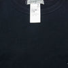 Yohji Yamamoto ヨウジヤマモト FR-T25-051 YY綿 天竺 左胸 麻 ヒモ 刺繍 半袖 Ｔシャツ ブラック系 3【中古】