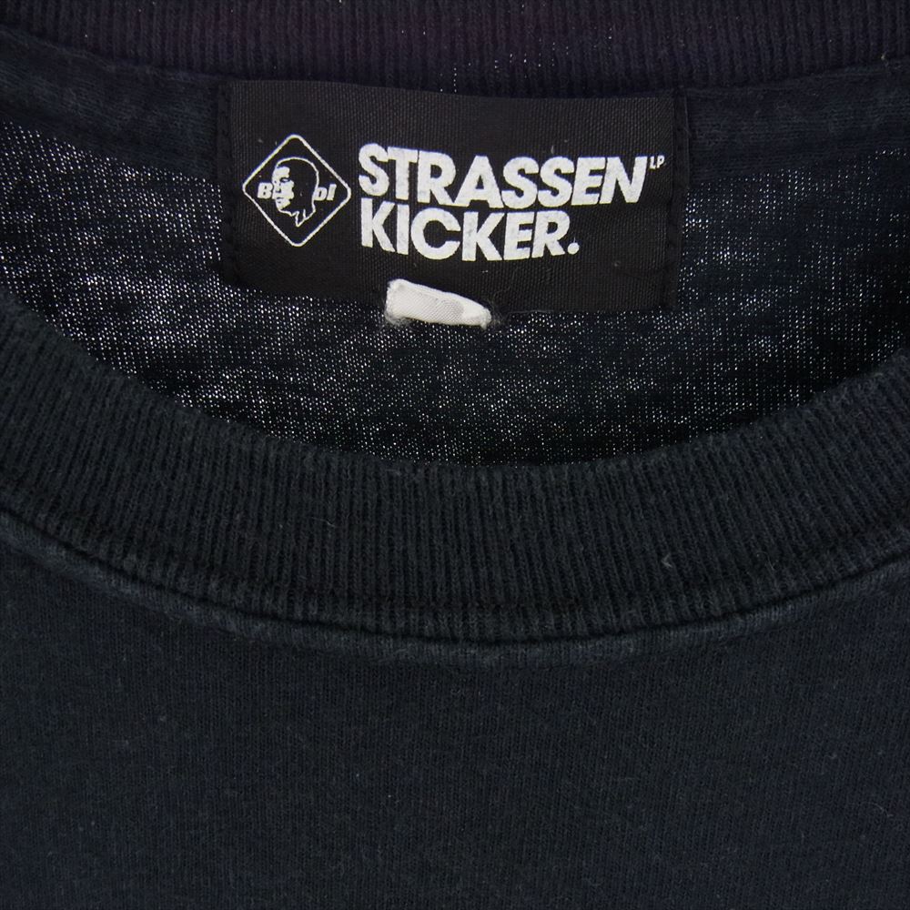 F.C.R.B. エフシーアールビー 19AW  FCRB-192134 キャプテン翼 STRASSENKICKER LUKAS HYUGA TWIN SHOOT TEE シュトラーセンキッカー ルーカス 日向 ツインシュート Tシャツ ブラック系 S【中古】