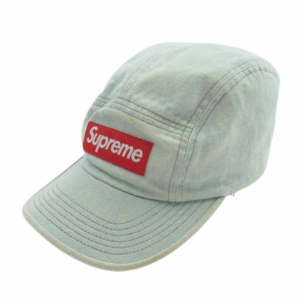 Supreme シュプリーム 17AW Side Zip Camp Cap サイドジップポケット デニム キャンプ キャップ【中古】