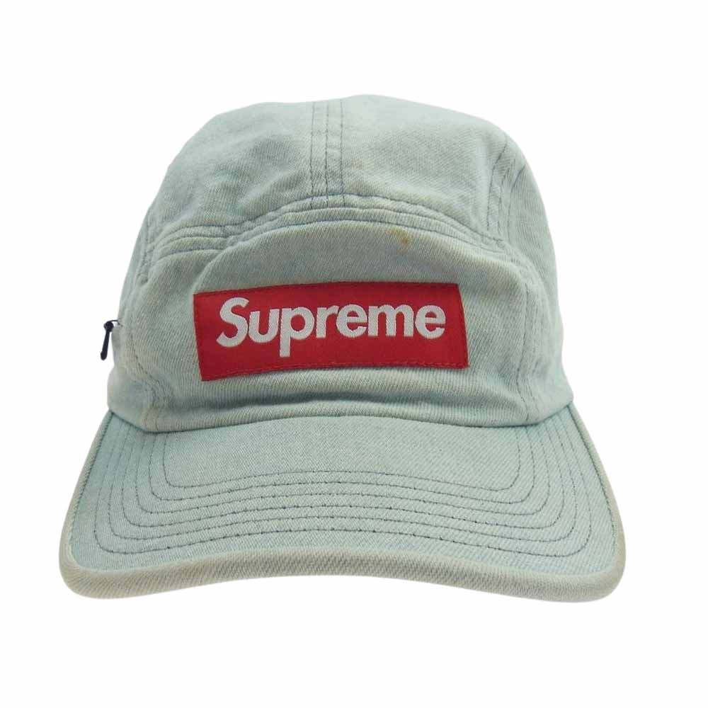 Supreme シュプリーム 17AW Side Zip Camp Cap サイドジップポケット デニム キャンプ キャップ【中古】