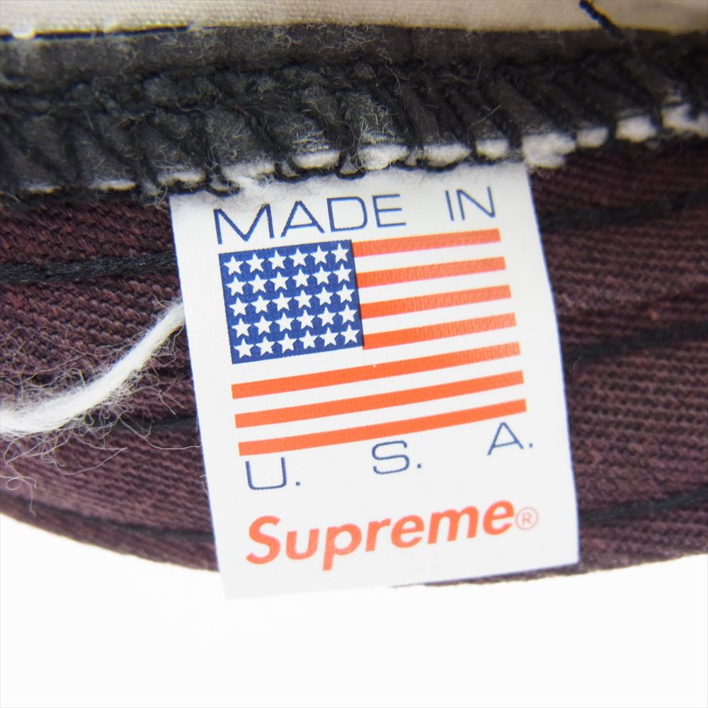 Supreme シュプリーム 17AW Side Zip Camp Cap サイドジップポケット デニム キャンプ キャップ【中古】