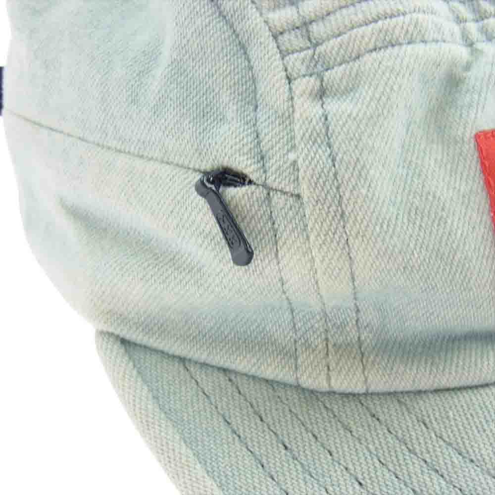 Supreme シュプリーム 17AW Side Zip Camp Cap サイドジップポケット デニム キャンプ キャップ【中古】