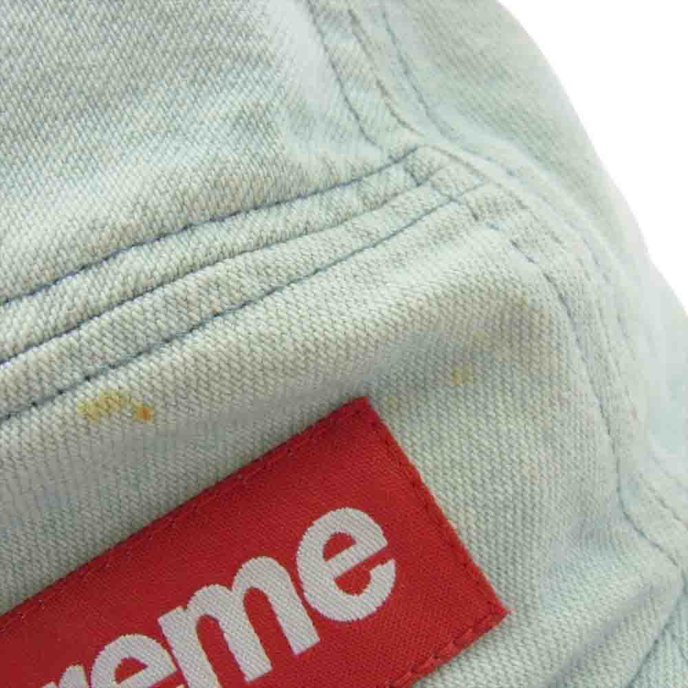 Supreme シュプリーム 17AW Side Zip Camp Cap サイドジップポケット デニム キャンプ キャップ【中古】
