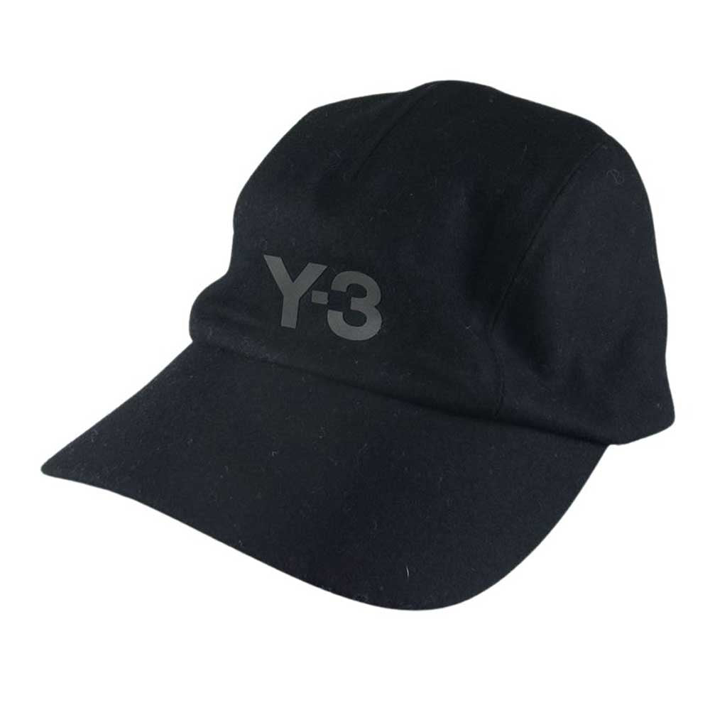 Y-3 Yohji Yamamoto ワイスリー ヨウジヤマモト GK3131 Y-3 CH1 WOOL CAP ウール キャップ ブラック系 W58cm【中古】