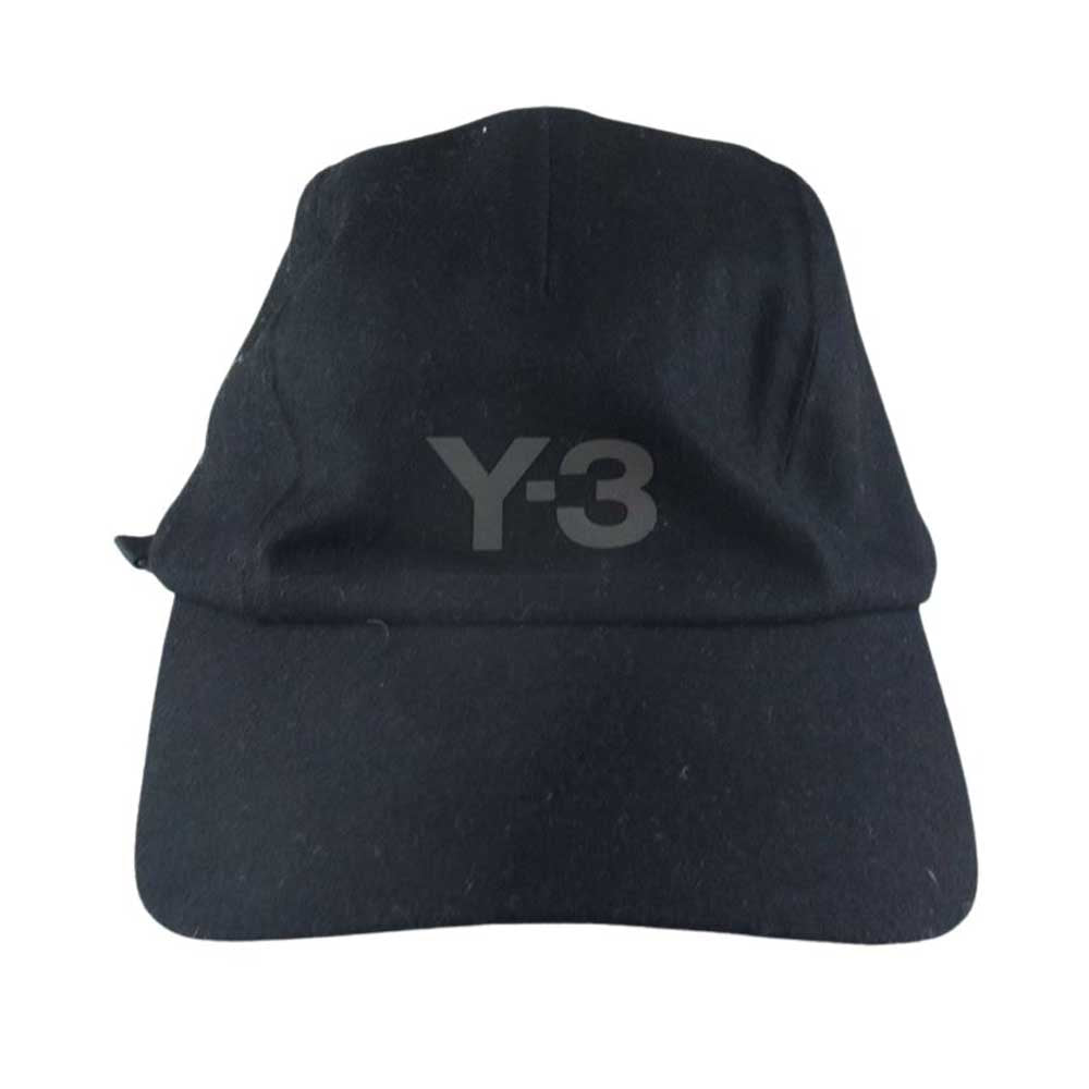 Y-3 Yohji Yamamoto ワイスリー ヨウジヤマモト GK3131 Y-3 CH1 WOOL CAP ウール キャップ ブラック系 W58cm【中古】