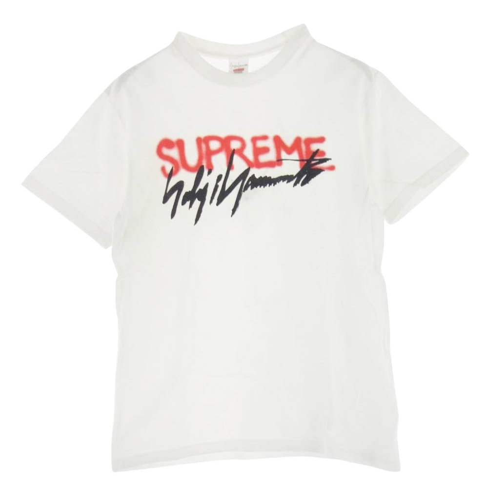 Supreme シュプリーム 20AW × Yohji Yamamoto ヨウジヤマモト Logo Tee ロゴ 半袖 Tシャツ ホワイト系 S【中古】