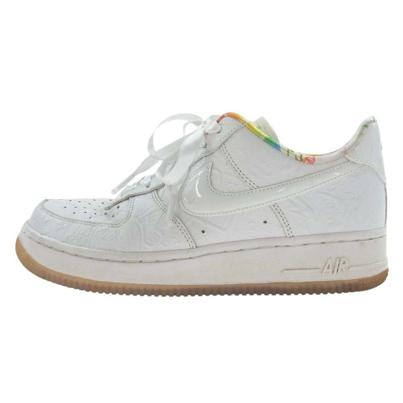 NIKE ナイキ CU8870-117 Air Force 1 Low 07 PRM White AF1 エアフォースワン ホワイト スニーカー ホワイト系 25.5cm【中古】