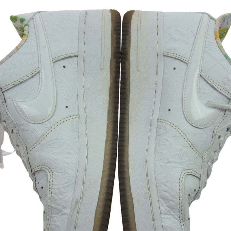 NIKE ナイキ CU8870-117 Air Force 1 Low 07 PRM White AF1 エアフォースワン ホワイト スニーカー ホワイト系 25.5cm【中古】