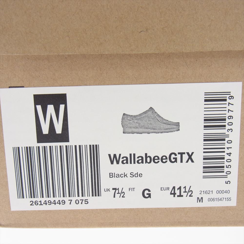 Clarks クラークス 21621 Wallabee GORE-TEX ゴアテックス ワラビー ブーツ ブラック系 26cm【中古】