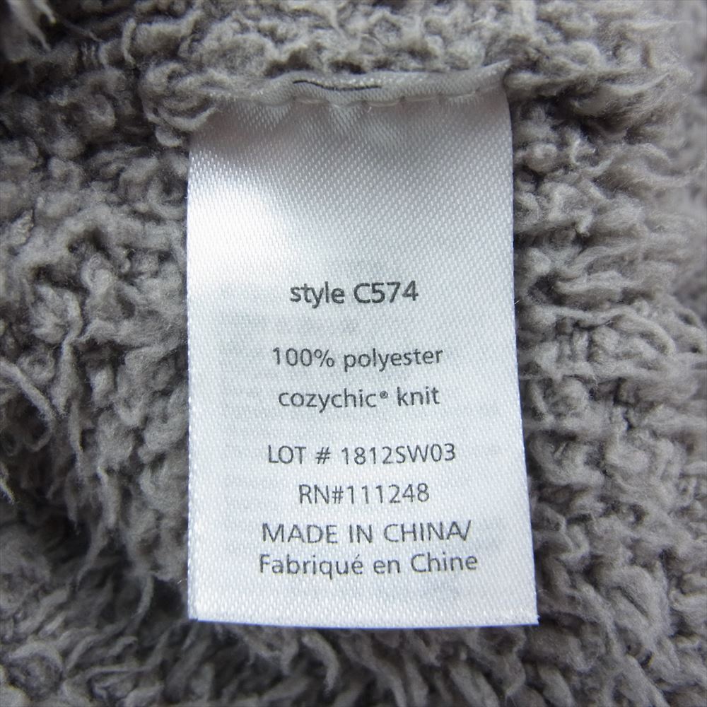 Ron Herman ロンハーマン × BAREFOOT DREAMS ベアフット ドリームス フリース  パイル  ジップ パーカー グレー系 S【中古】