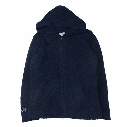 Ron Herman ロンハーマン × BAREFOOT DREAMS ベアフット ドリームス フリース  パイル  ジップ パーカー ネイビー系 L【中古】