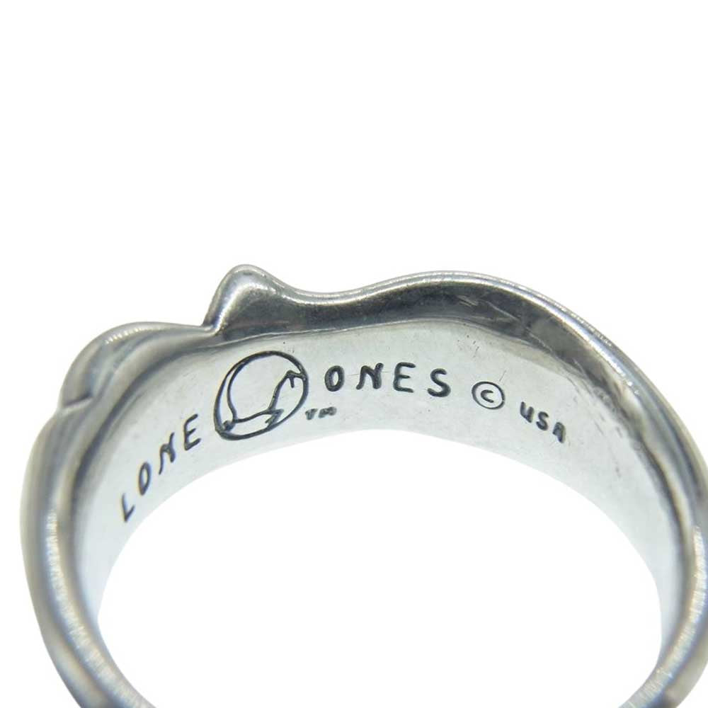 LONE ONES ロンワンズ 販売証明書カード付 E(Tea) Large ティー リング ラージ 19.5号【中古】