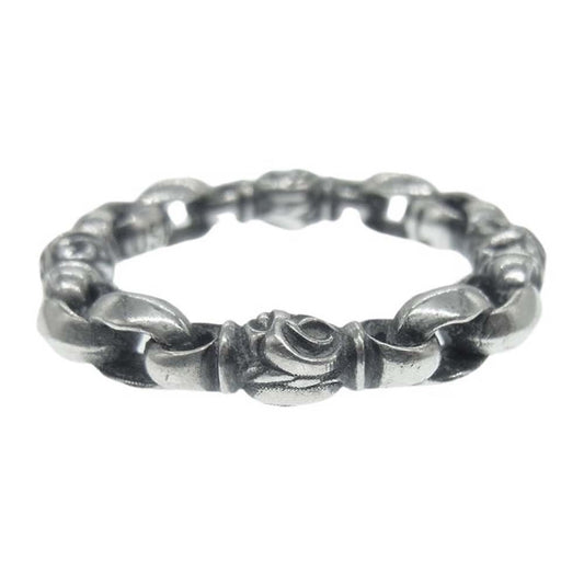 LONE ONES ロンワンズ 販売証明書カード付 Mini Silk Link and Eagle Barrel ミニ シルク アンド イーグル バーレル リング 20.5号【中古】