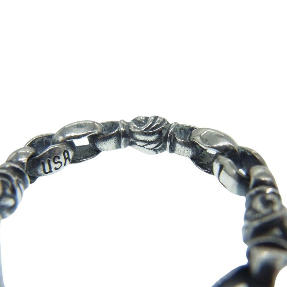 LONE ONES ロンワンズ 販売証明書カード付 Mini Silk Link and Eagle Barrel ミニ シルク アンド イーグル バーレル リング 20.5号【中古】