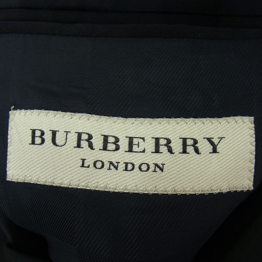 BURBERRY LONDON バーバリー ロンドン 3943394 2B ウール スーツ テーラード ジャケット ブラック系 50【中古】