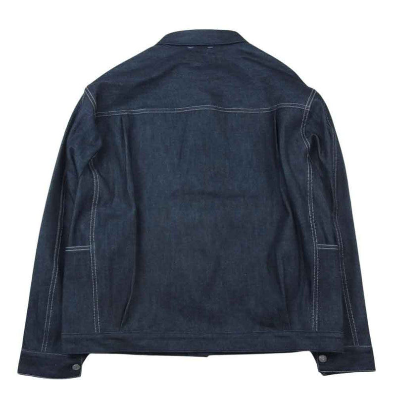 SASAFRAS ササフラス SF-232051 Gardeners Jacket 13oz Denim ガーデナーズ ジャケット インディゴブルー系 M【新古品】【未使用】【中古】