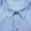 PORTER CLASSIC ポータークラシック 24SS ROLL UP STRIPE SHIRT ロールアップ ストライプ シャツ ブルー系 XL【新古品】【未使用】【中古】