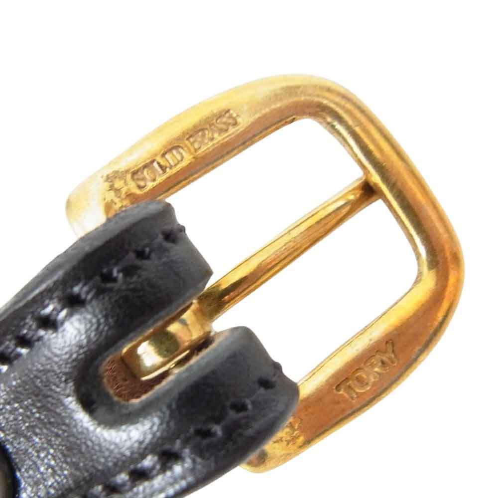 トリーレザー 2139 レザー ベルト ダークブラウン系 32【中古】