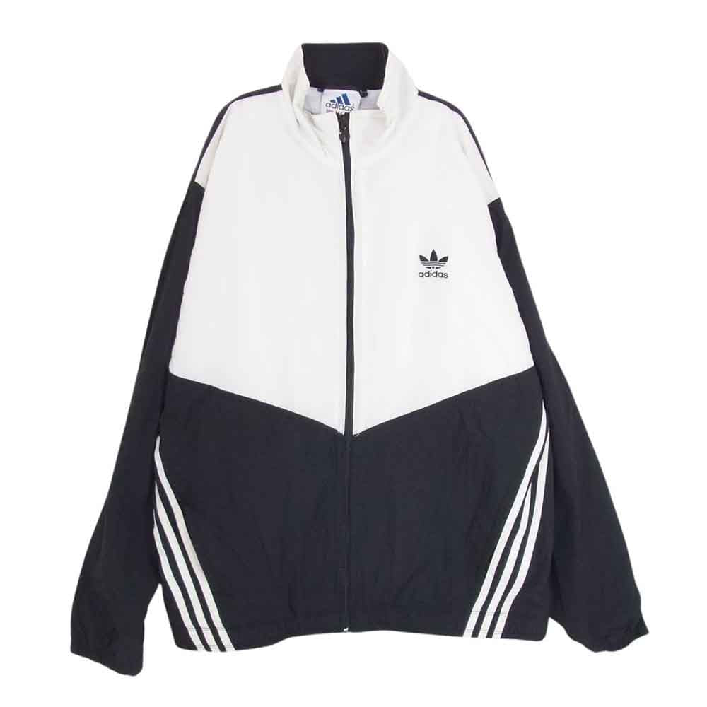 adidas アディダス 90s ナイロン トラック ジャケット ブラック系 L【中古】