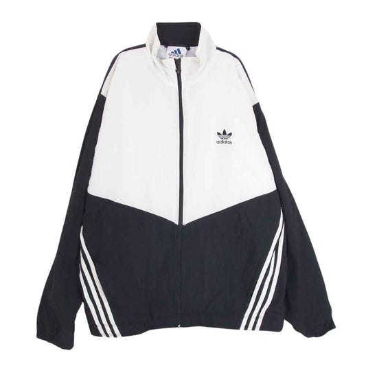 adidas アディダス 90s ナイロン トラック ジャケット ブラック系 L【中古】