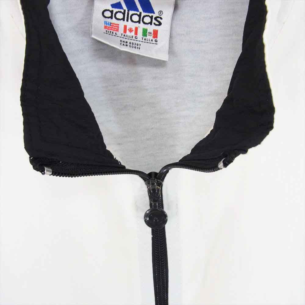 adidas アディダス 90s ナイロン トラック ジャケット ブラック系 L【中古】