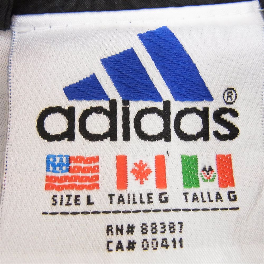 adidas アディダス 90s ナイロン トラック ジャケット ブラック系 L【中古】