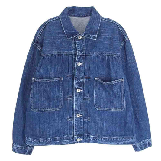 PORTER CLASSIC ポータークラシック STEINBECK DENIM JACKET スタインベック デニム ジャケット インディゴブルー系 S【美品】【中古】