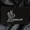 MONCLER モンクレール 21AW G20979B00009 GRENOBLE グルノーブル CARDIGAN ダウンジャケット フーディー 切替 ロゴ ワッペン  ブラック系 L【美品】【中古】