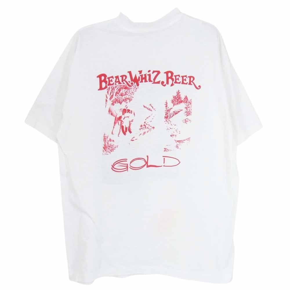 ヴィンテージ 80s USA製 HARMONICA BLUES プリント 半袖 Tシャツ ホワイト系 L【中古】