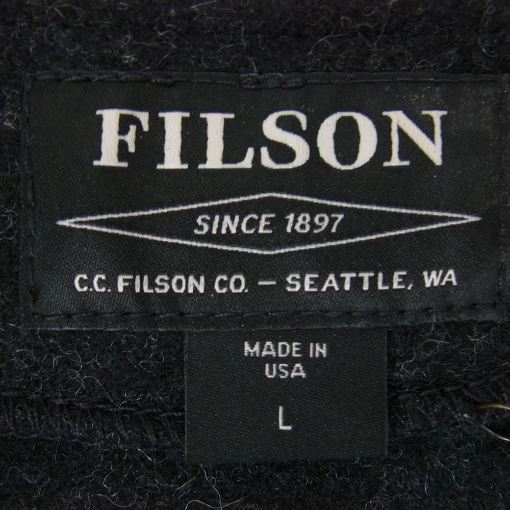 FILSON フィルソン Mackinaw Wool Vest マッキノー ウール ベスト チャコール系 L【中古】
