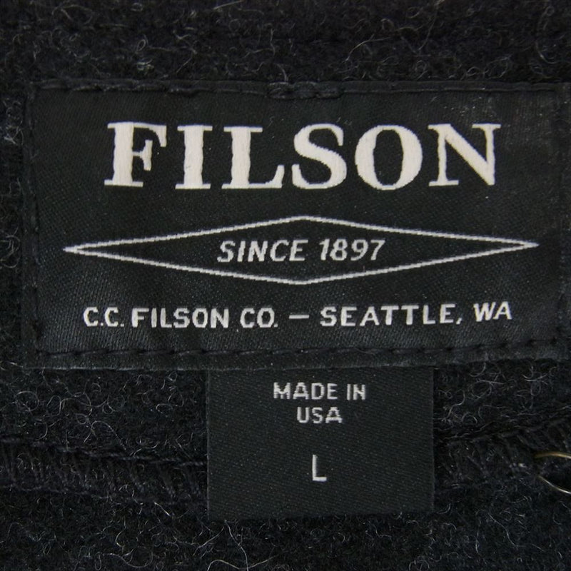 FILSON フィルソン Mackinaw Wool Vest マッキノー ウール ベスト チャコール系 L【中古】