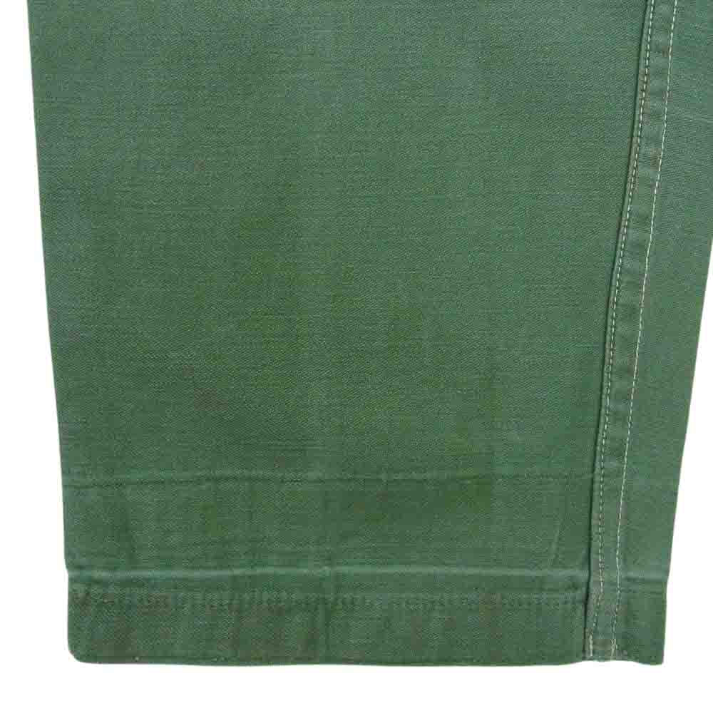 米軍 DSA 100-67-C-3509 60S アメリカ軍 OG-107 TROUSERS MENS COTTON SATEEN トラウザーズ コットン パンツ 32×29 カーキ系 32【中古】