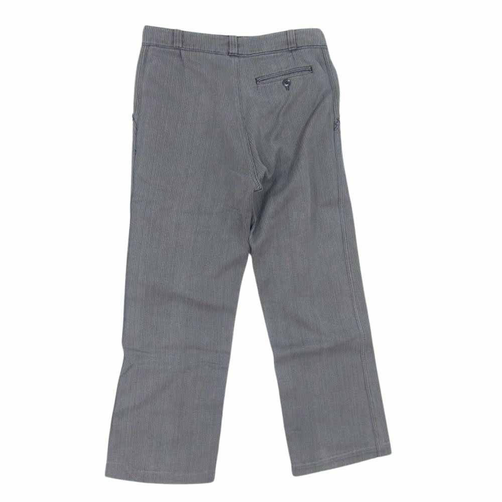 50s 60s コットンピケ フレンチ ワークパンツ グレー系 サイズ表記無【中古】